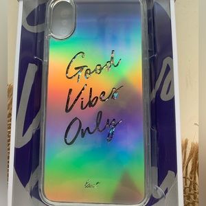 Phone case, glitter holographic, XS/X